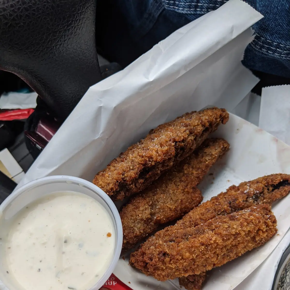 Fried Portabella Mushroom