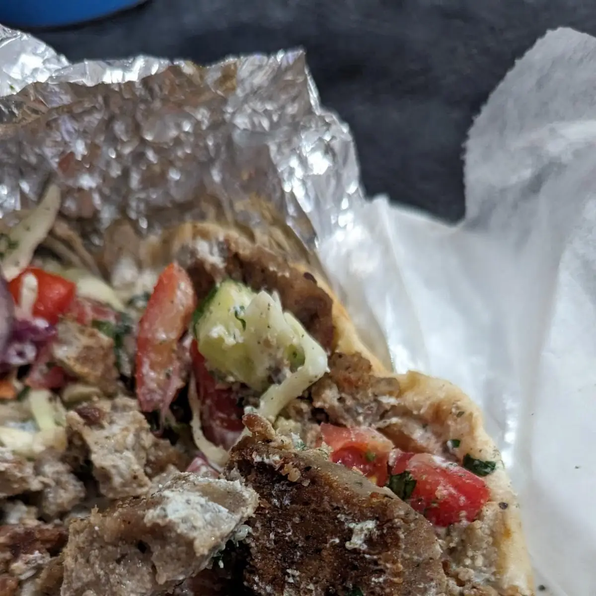 Kids Lamb + Beef Gyro plate