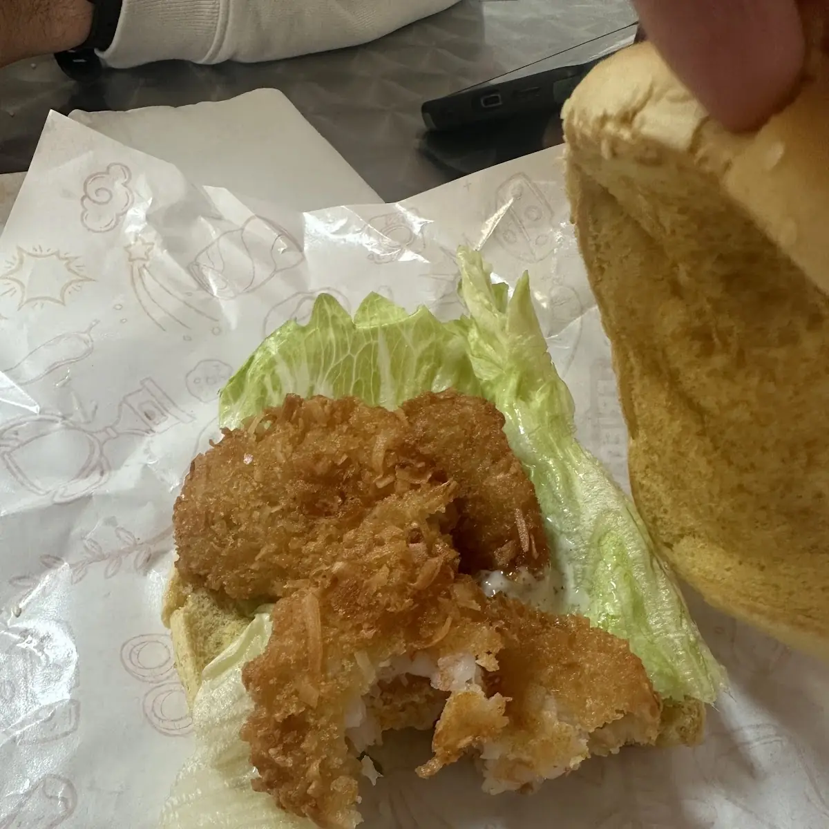 Shrimp Burger