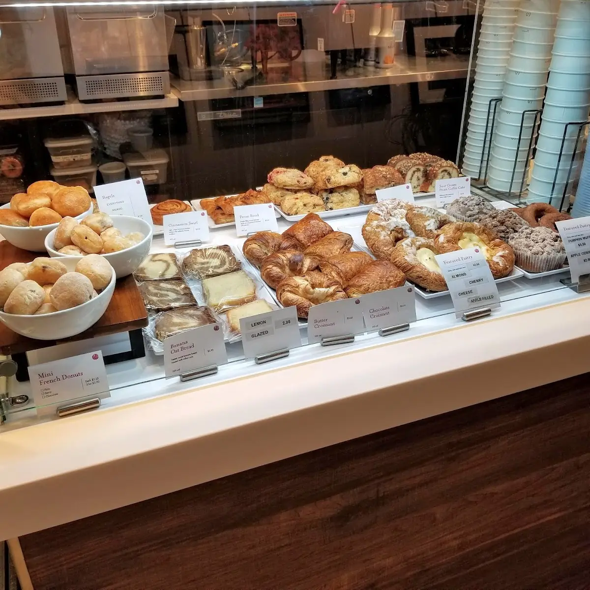 Pastry Case at Pete's