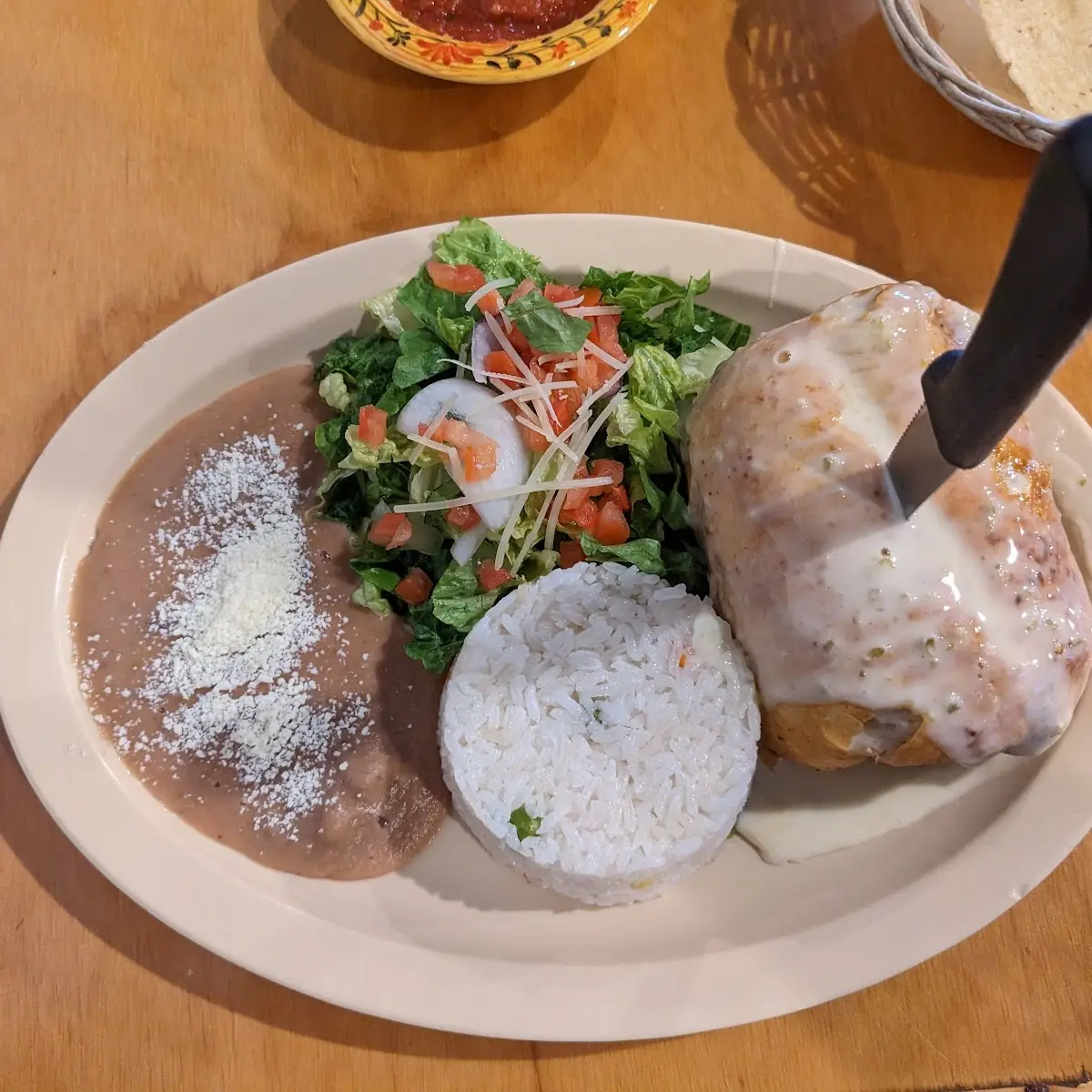 Pollo Chicken Chimichanga