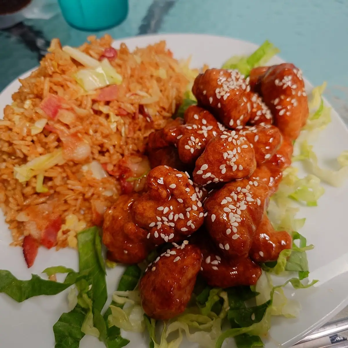 Orange Chicken Fried Rice