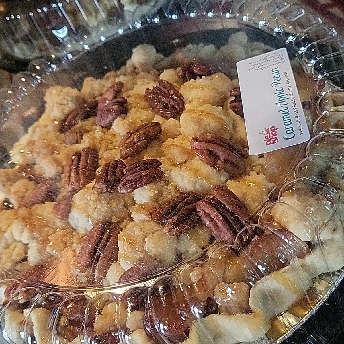 Carmel Apple Pecan Pie