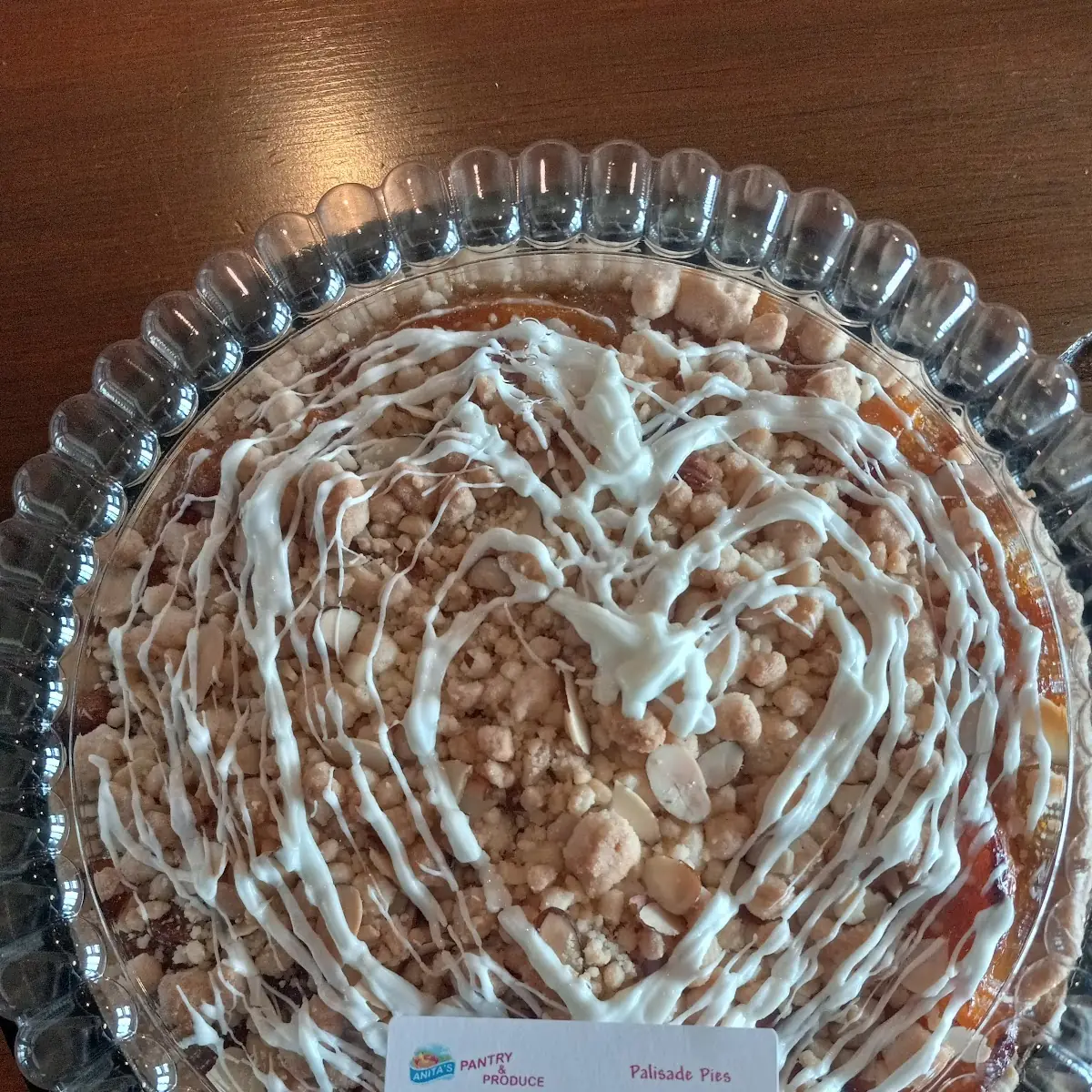 White Chocolate Peach Pie
