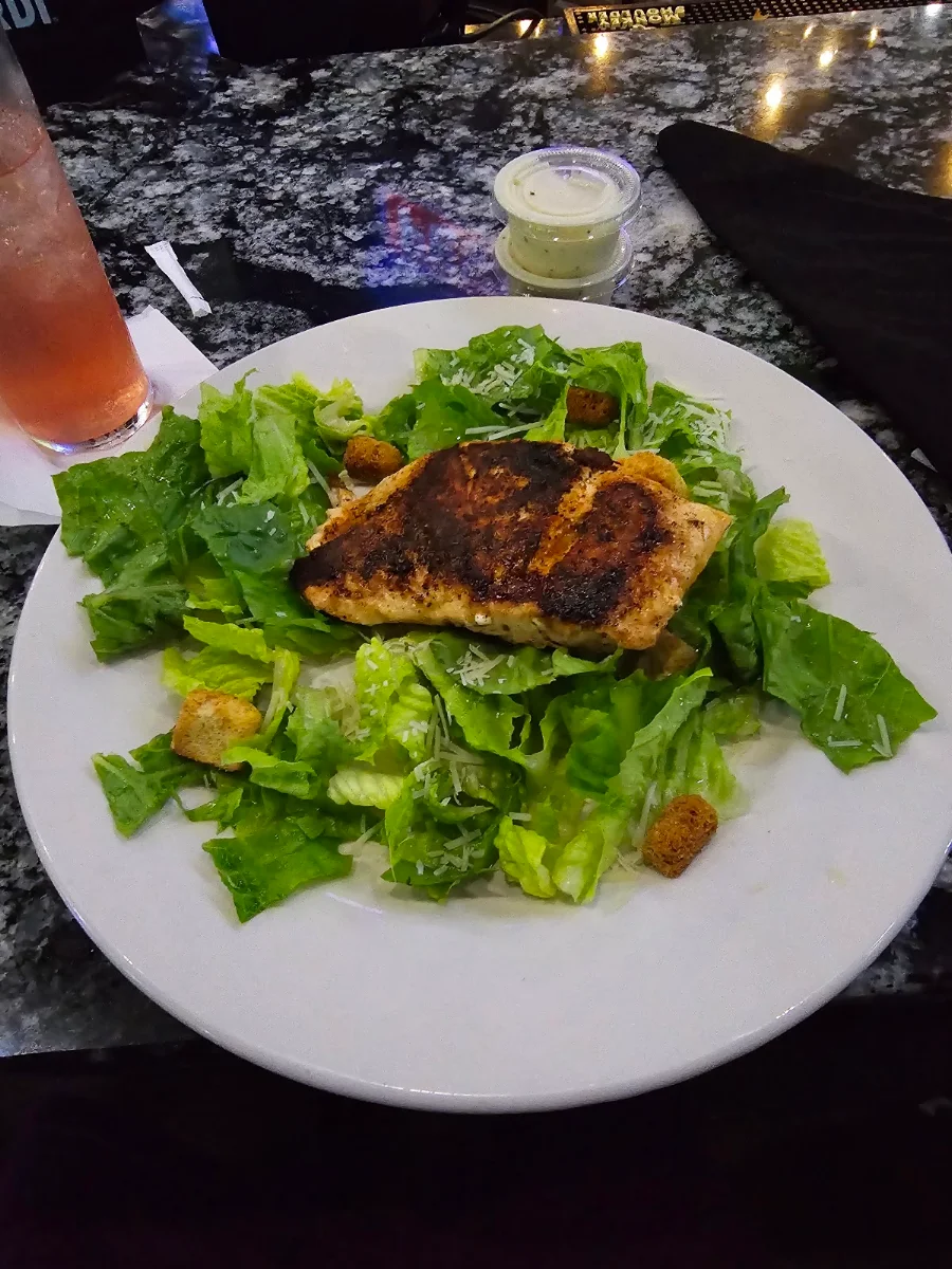 Salmon Caesar Salad