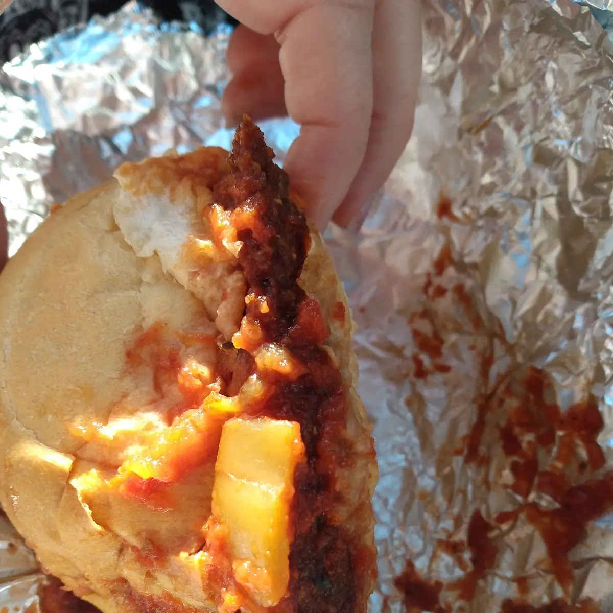 Spicy Sausage Sandwich