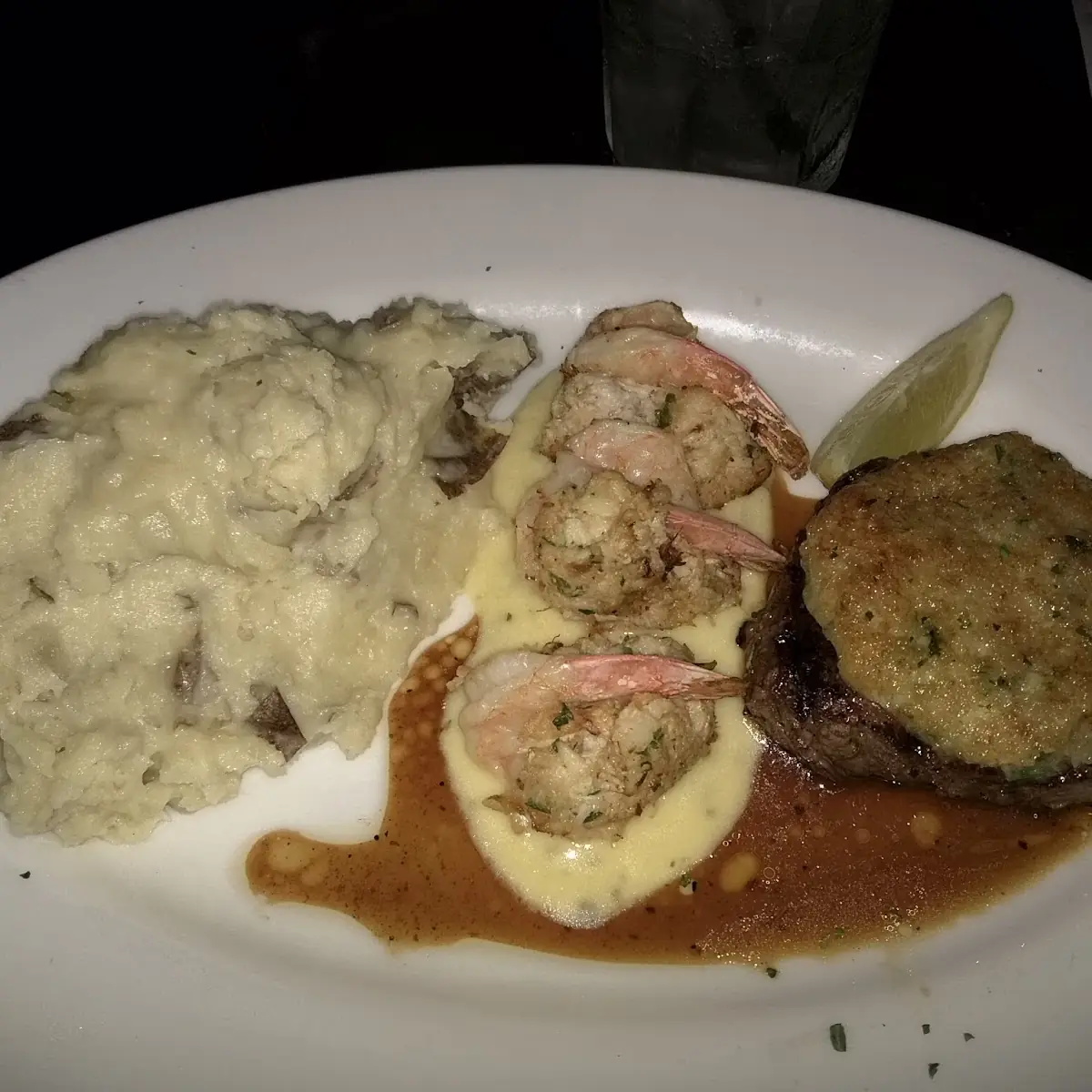 Steak Deburgo & Garlic Mashed Potatoes