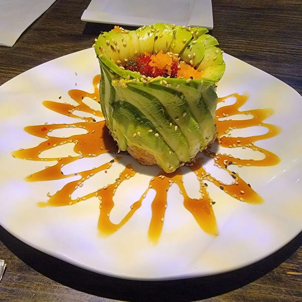 Eel Avocado with Eel Sauce 8 Pieces