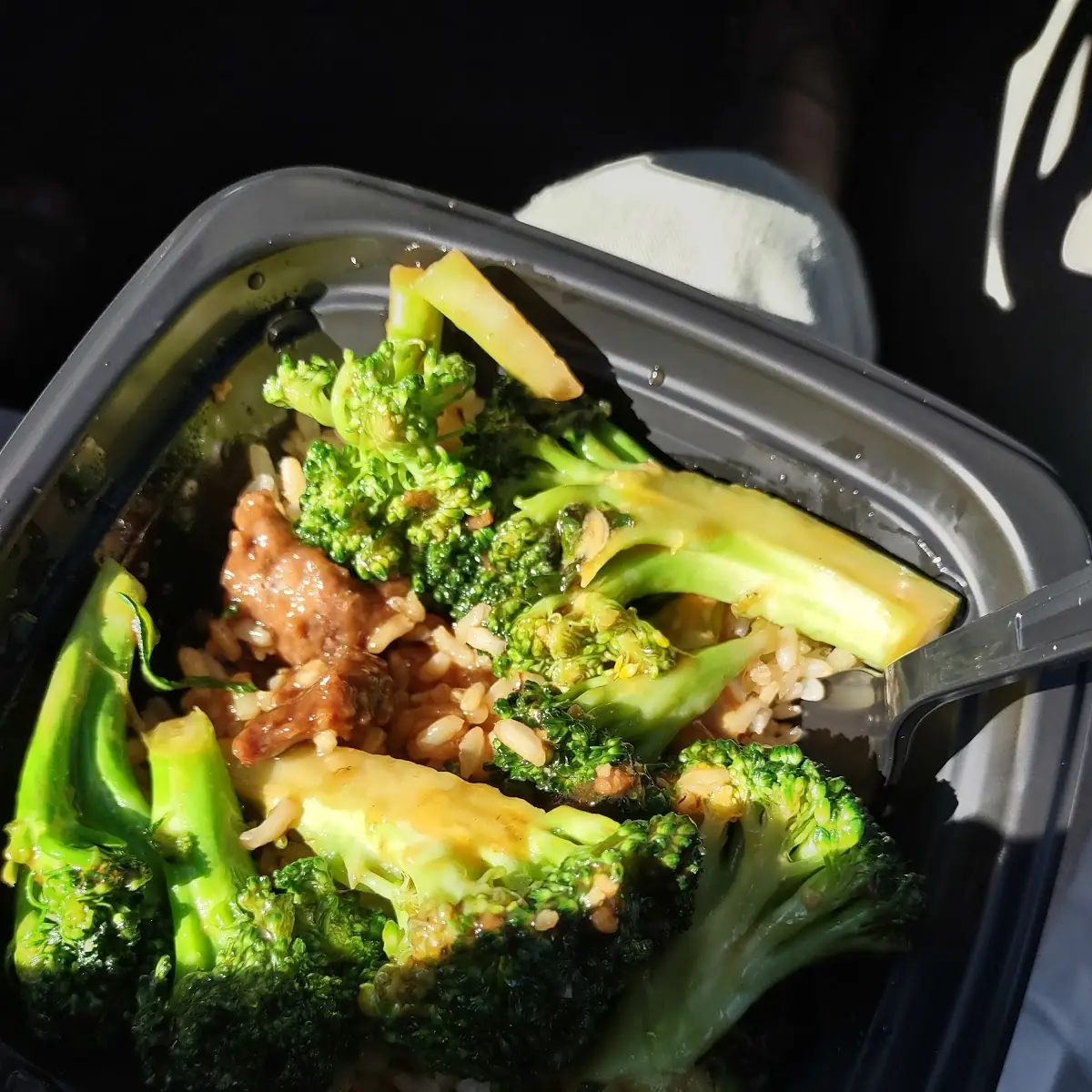 Broccoli Beef with Brown Rice