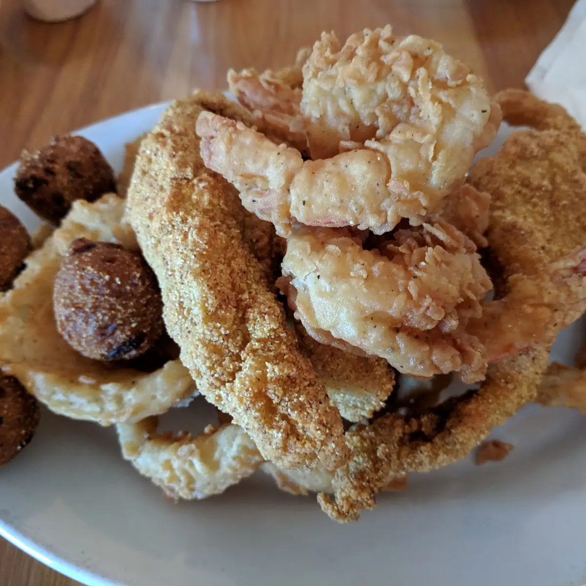 Golden Fried Seafood Platter