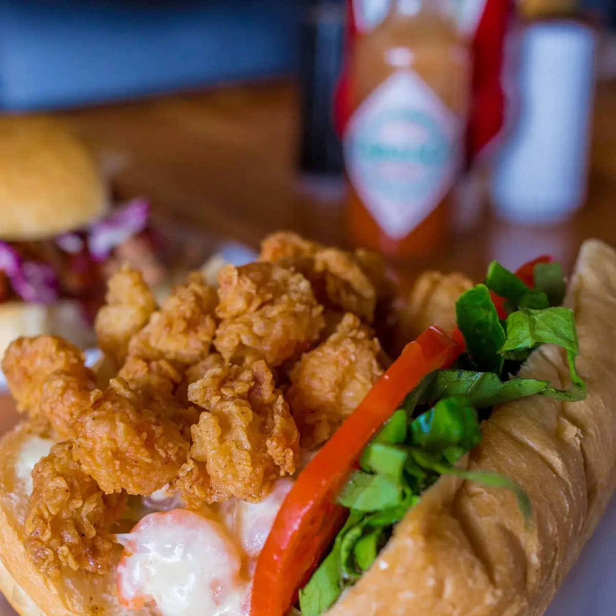Grilled Shrimp Poboy