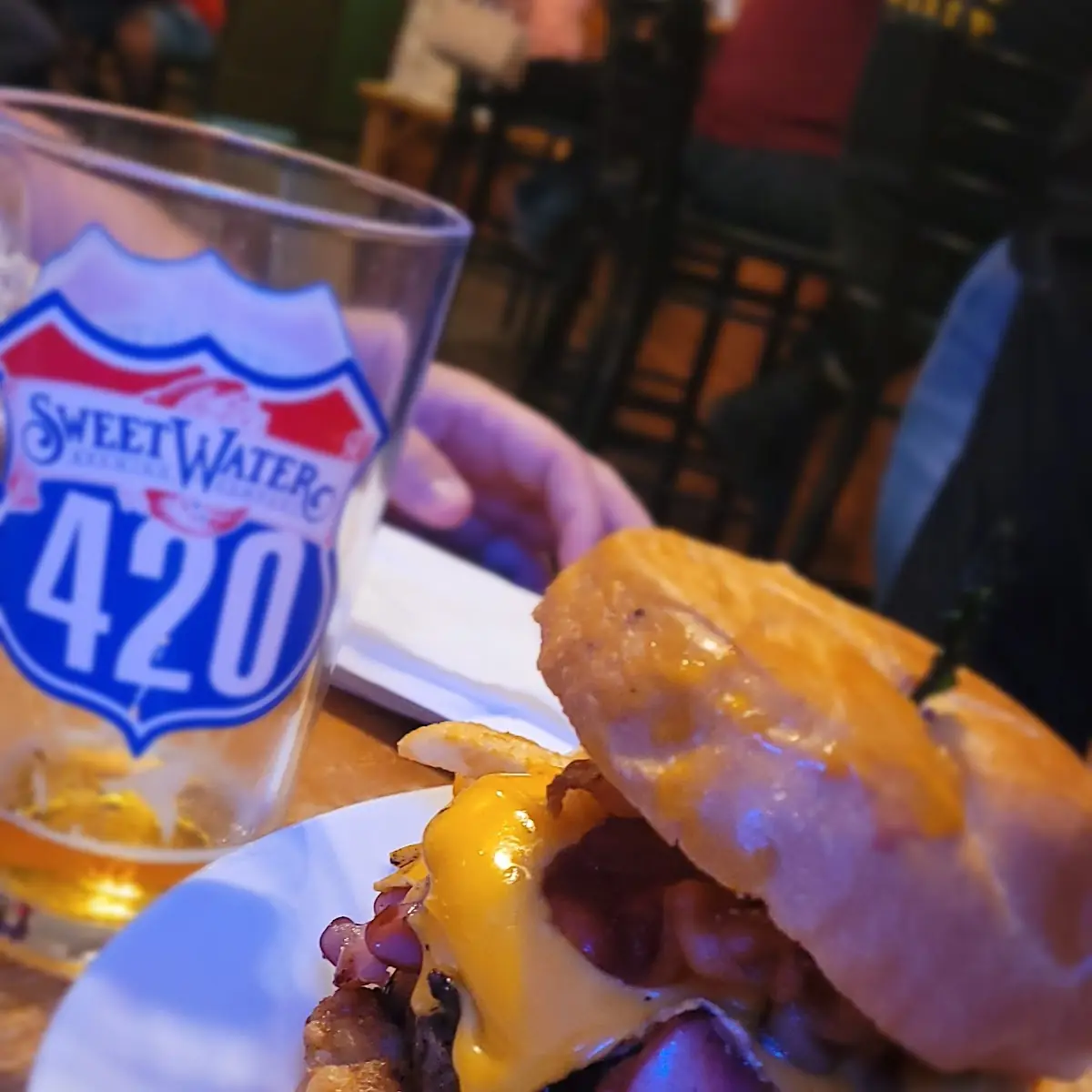 Beer Cheese Burger