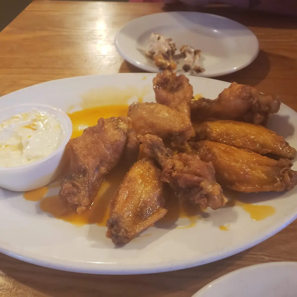 Buffalo Wings with Blue Cheese Dressing