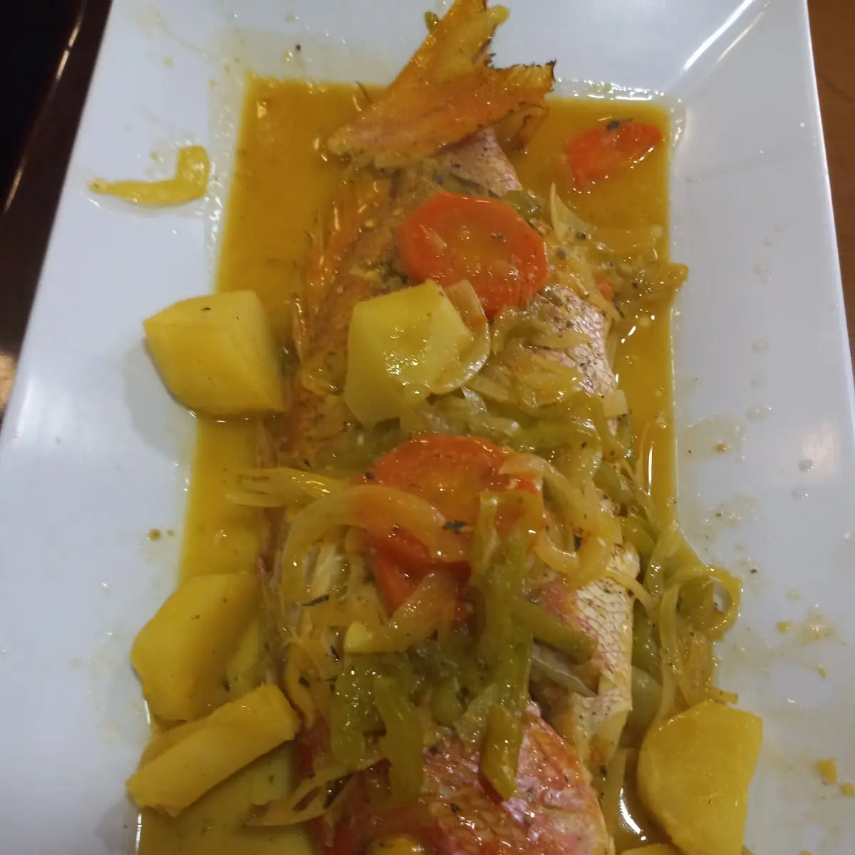 Pescado En Salsa de Coco