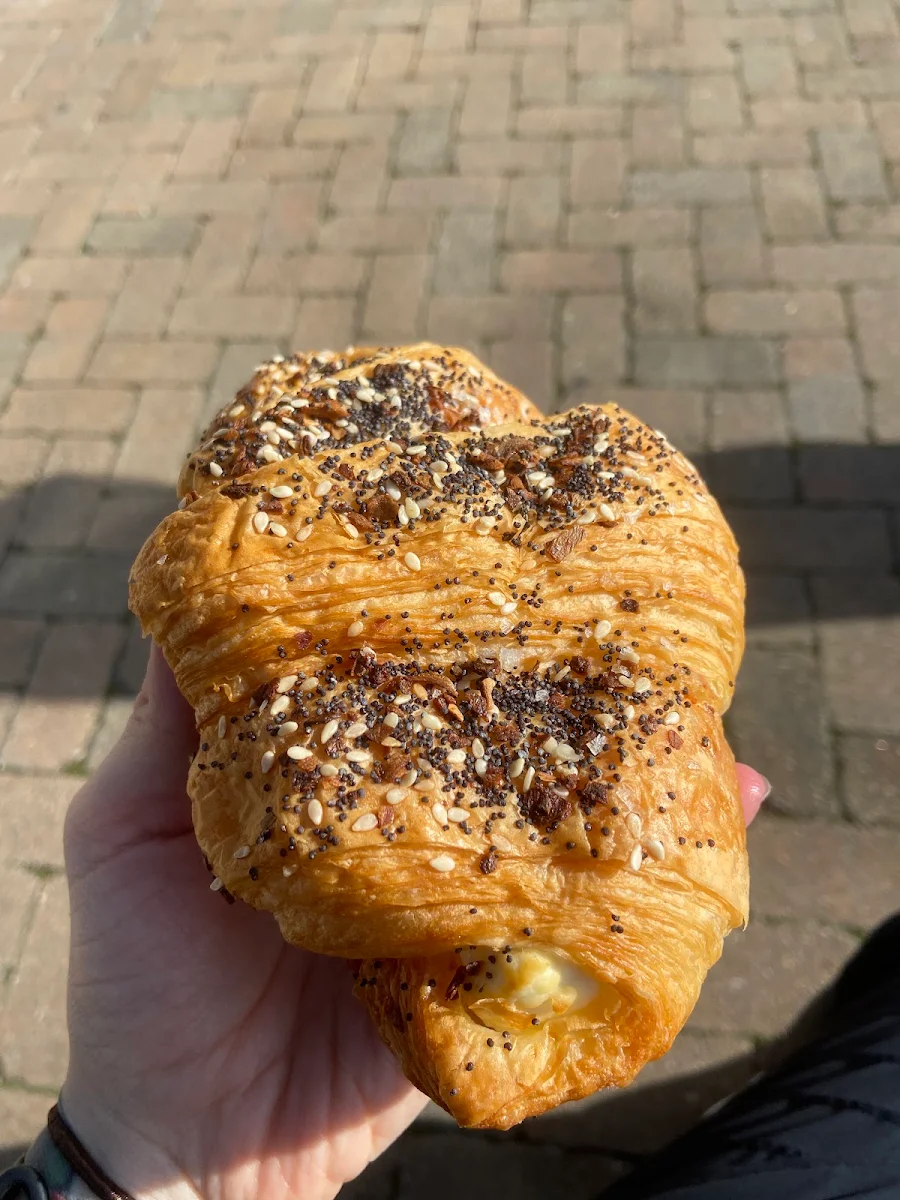 Everything Cream Cheese Croissant