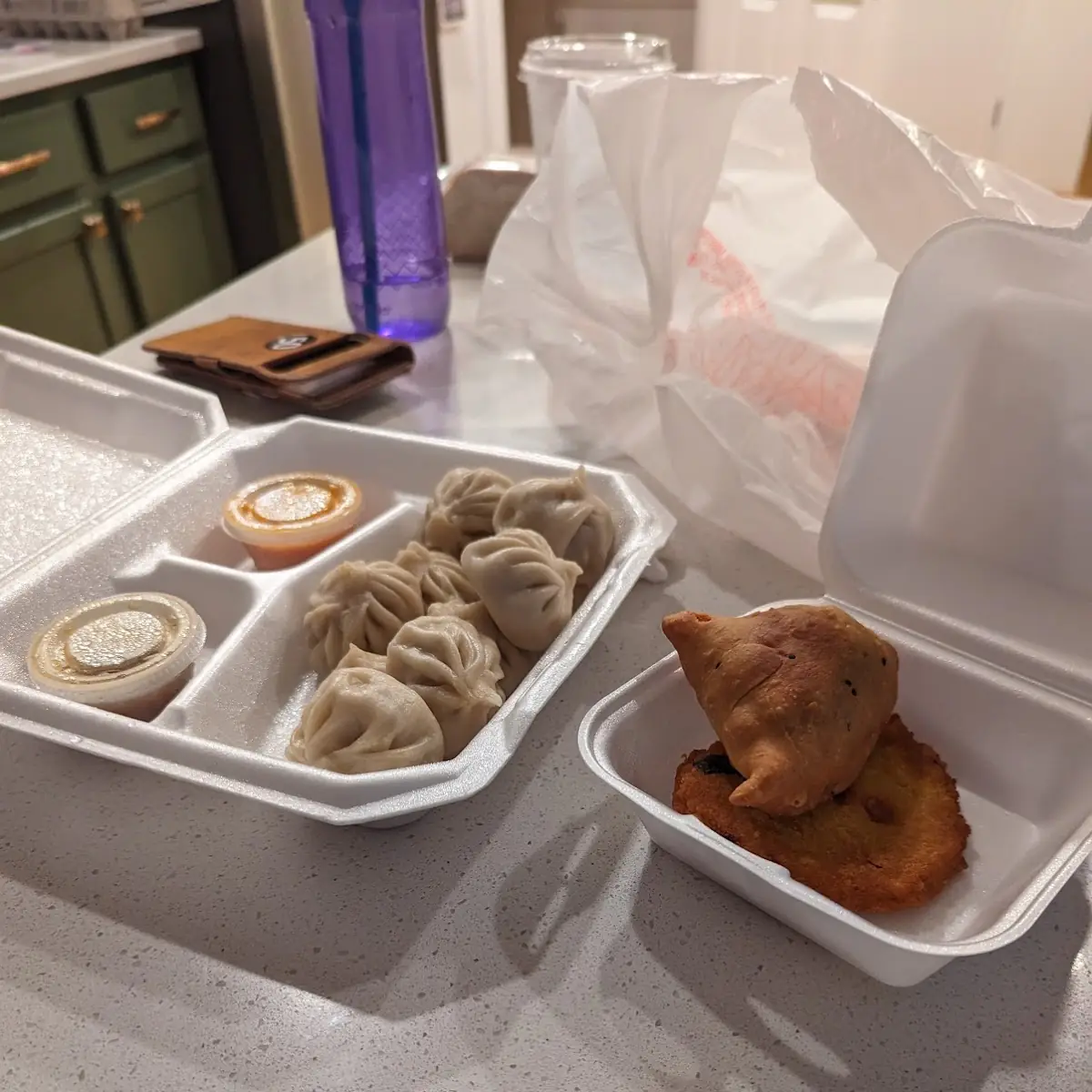 Steamed Chicken or Veggie Momo