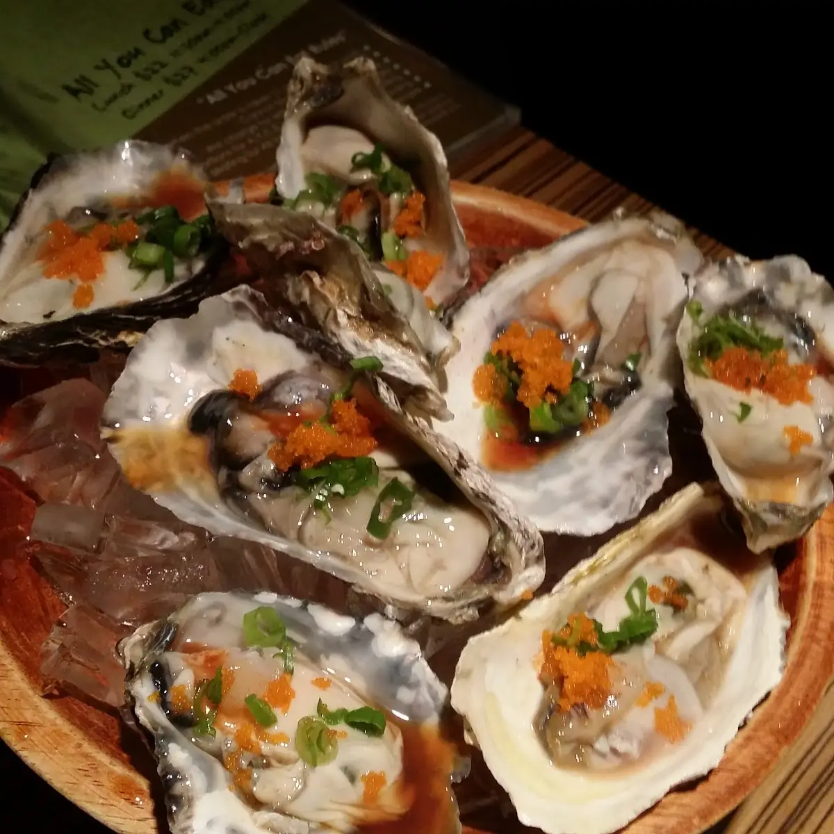 Half Shell Oysters with Ponzu 5pc