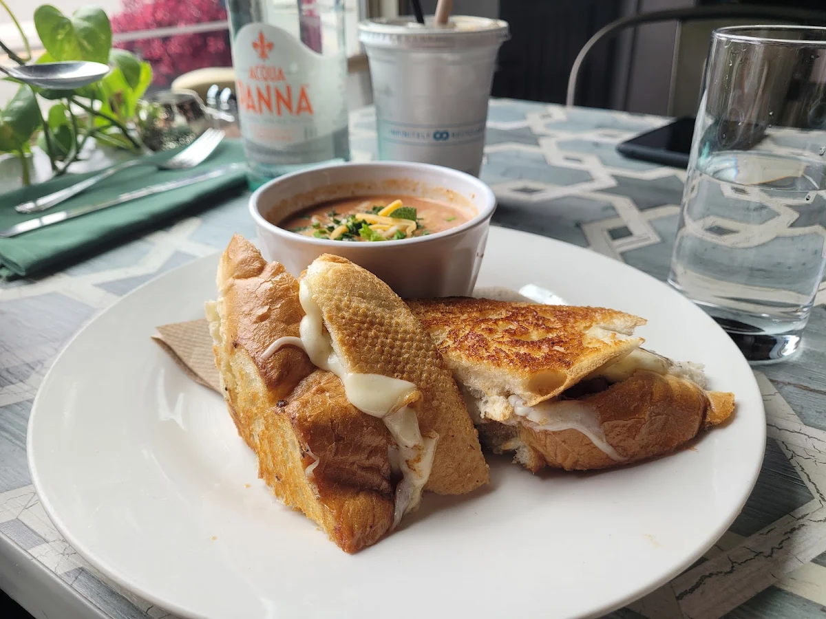Grilled Cheese with Tomato Bisque
