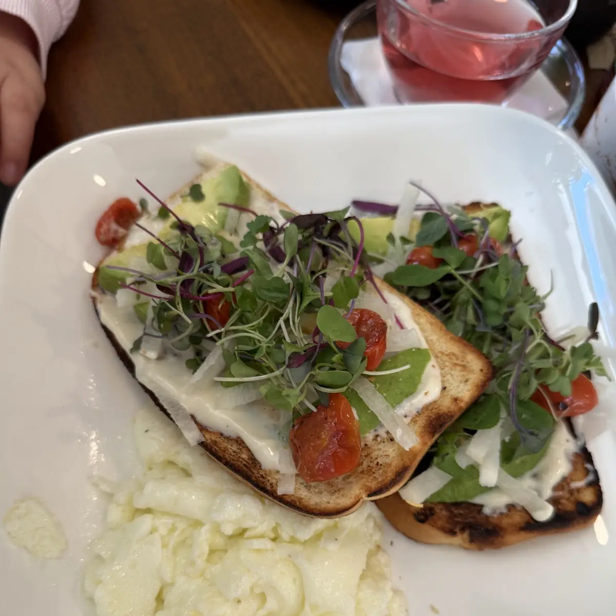 Avocado Toast with Egg White