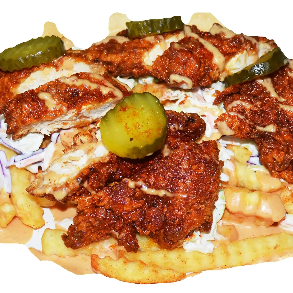 Hot Chicken Loaded Fries