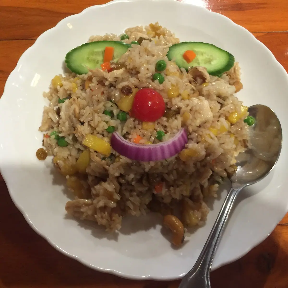 Basil Fried Rice with Chicken