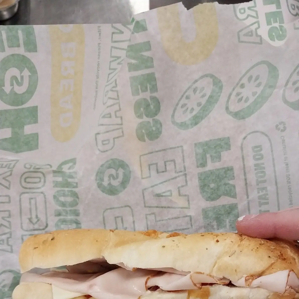 Turkey and Cheese Sandwich