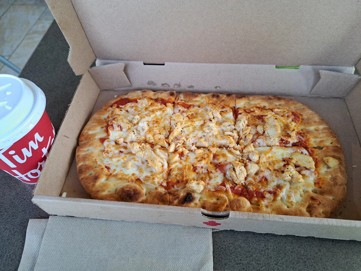 Flatbread Pizza Chicken Parmesan, Tim Hortons