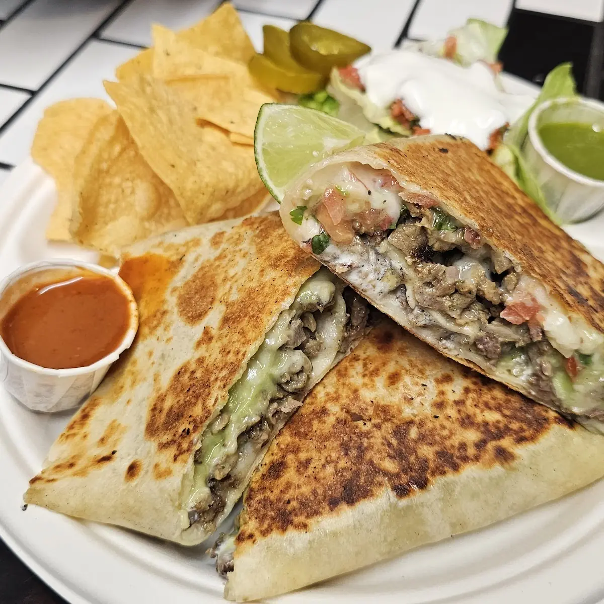 Super Quesadilla Al Pastor