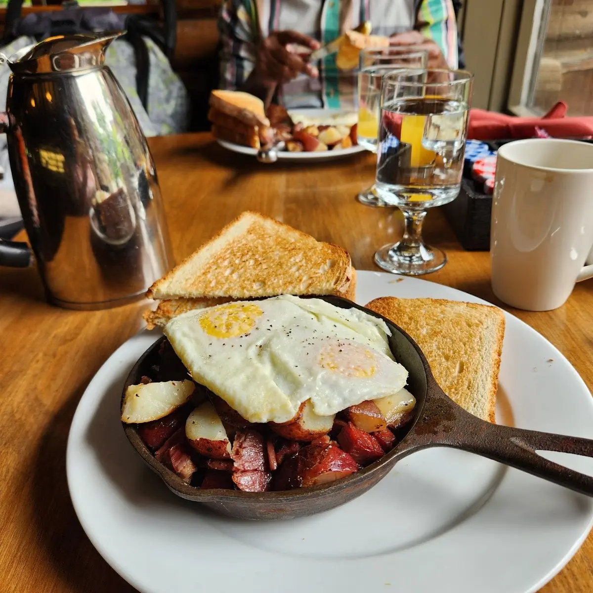 Homemade Corned Beef Hash and Eggs
