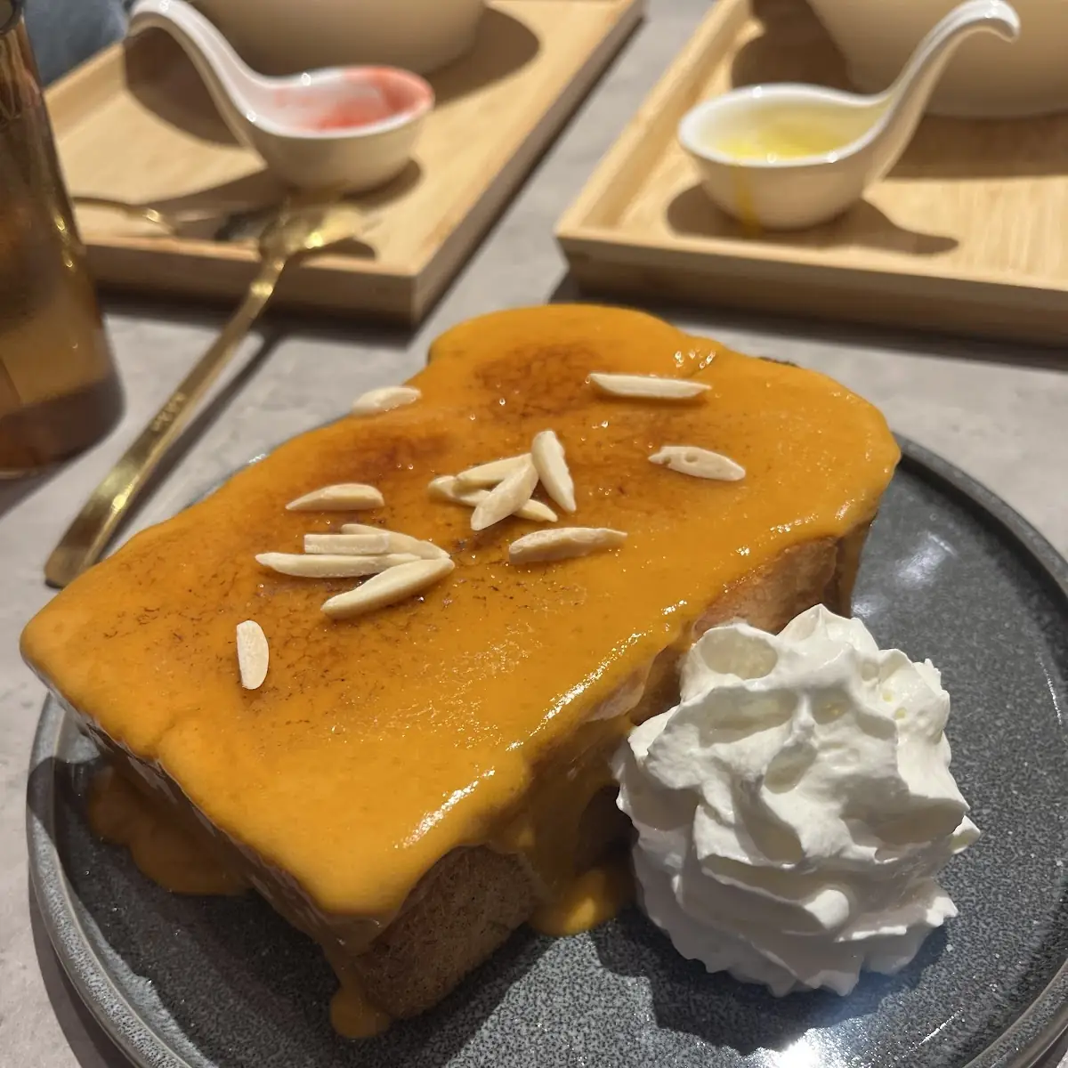 Thai Tea Custard Toast