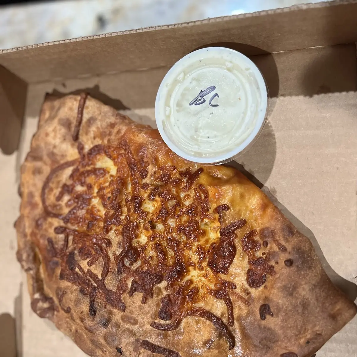 Buffalo Chicken Calzone