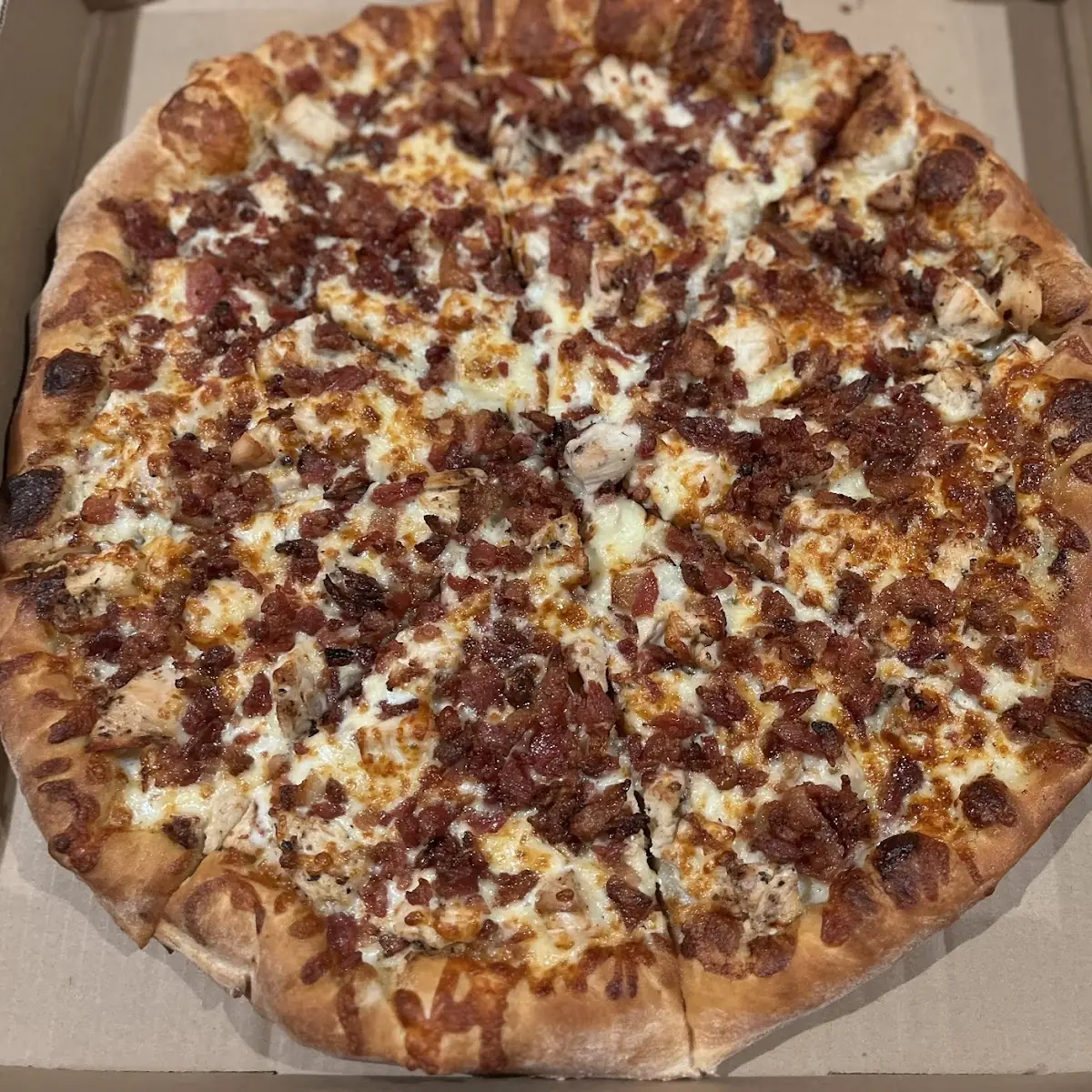 Chicken Bacon Ranch Pizza