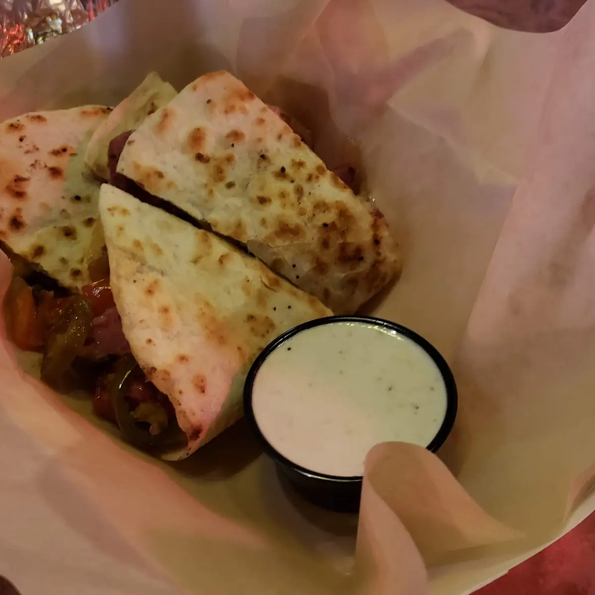 Corned Beef Quesadilla