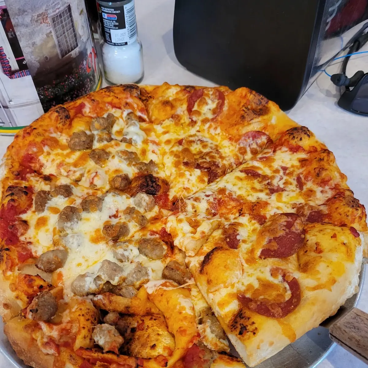 1 2 Pepperoni 1 2 Sausage Pizza 12