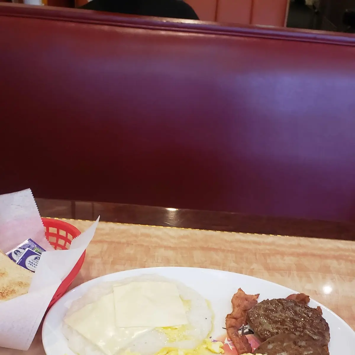 Cheese Grits Cheese Eggs Pork Sausage Beef Bacon