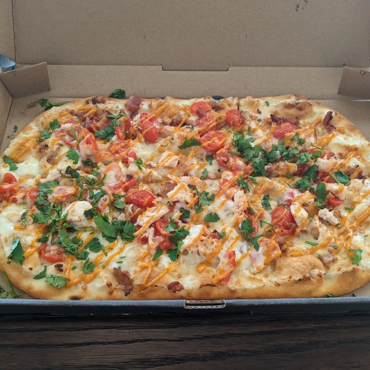 Flatbread Pizza - Chipotle Chicken & Bacon