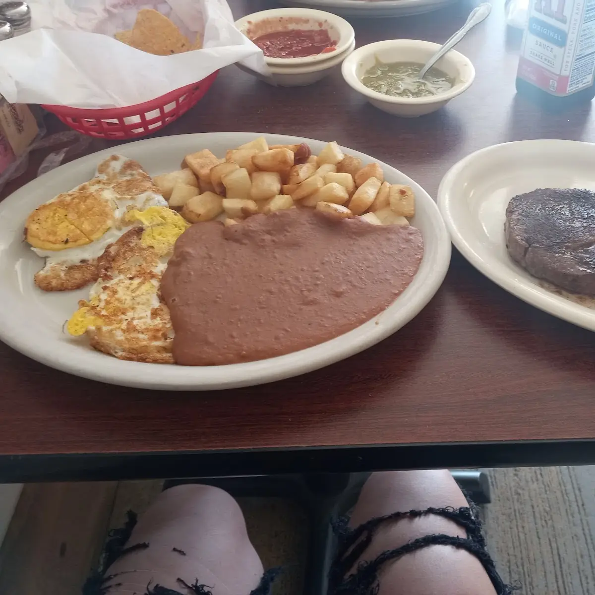 Chicken Fried Steak Ranchero Plate