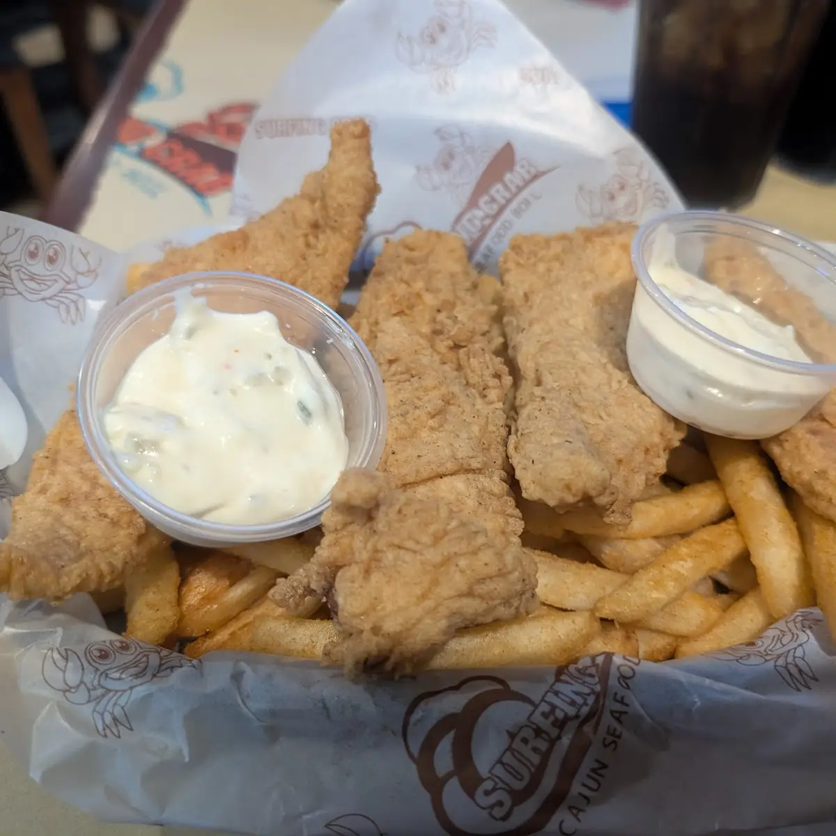 Fried Cod Basket