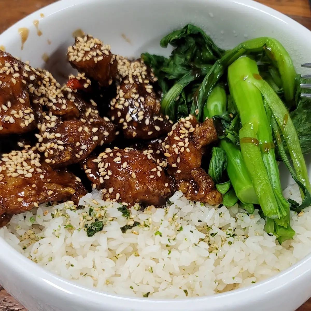 Taiwanese Pork Chop Rice Plate