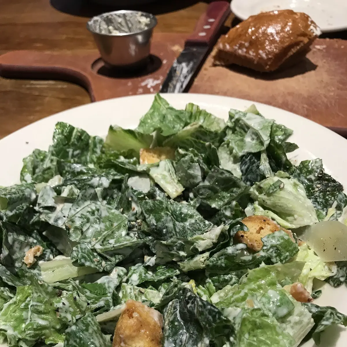 Grilled Salmon Caesar Salad