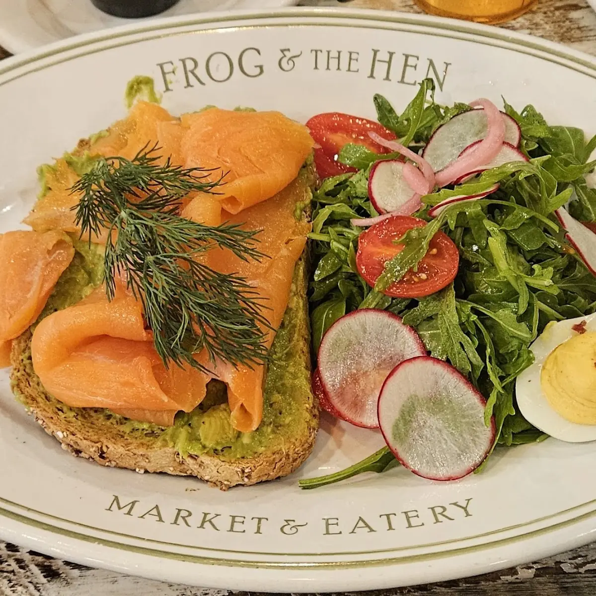 Smoked Salmon Toast