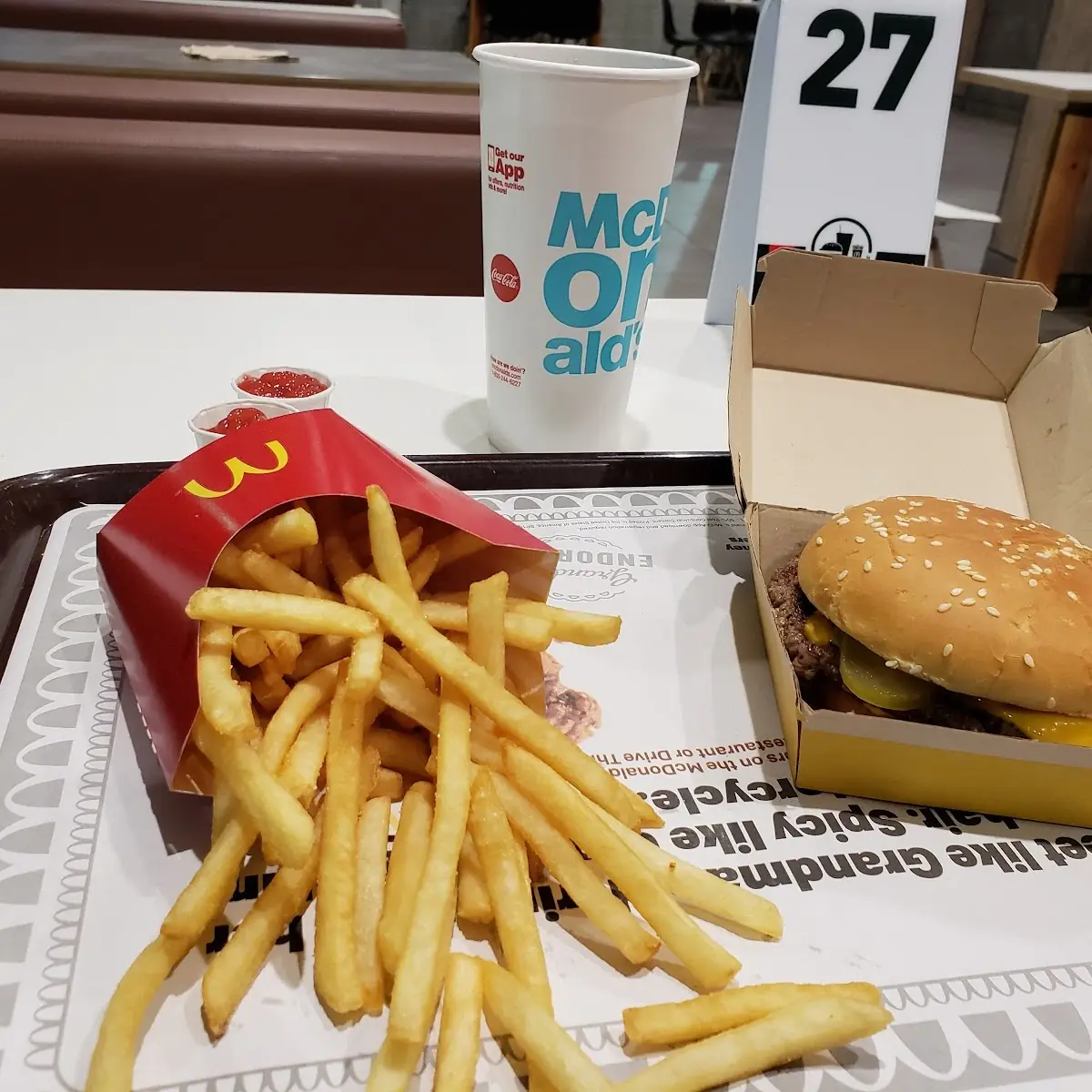 Quarter Pounder with Cheese Medium Fries & Soda