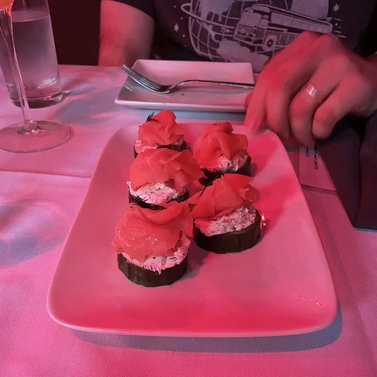 Smoked Salmon Cucumber Roll