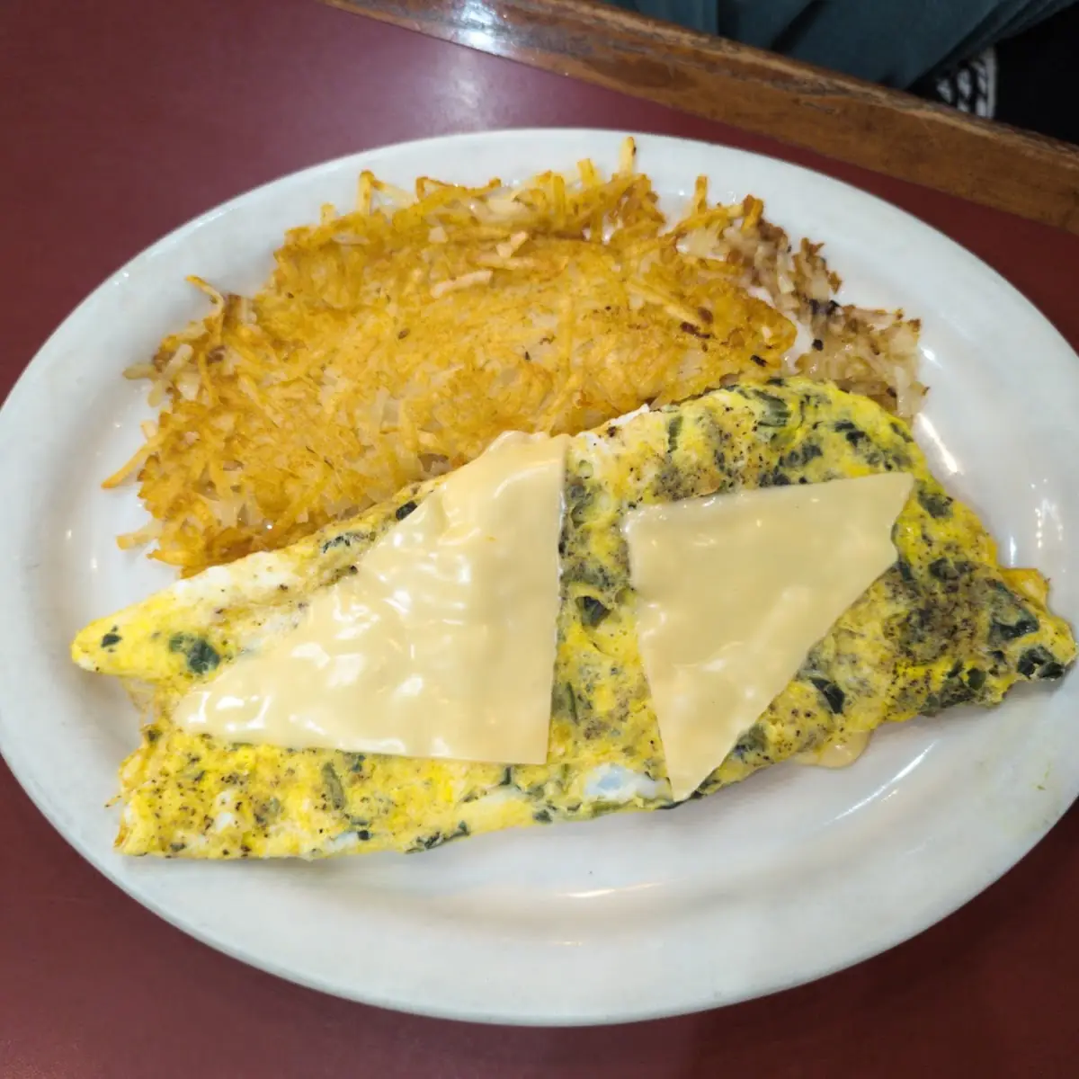 Spinach & Feta Omelette