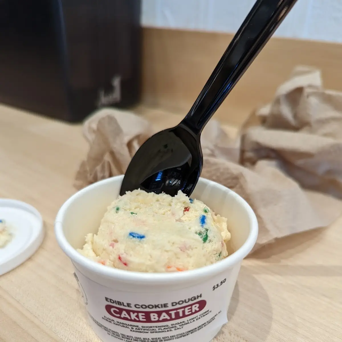 Edible Cookie Dough Cake Batter