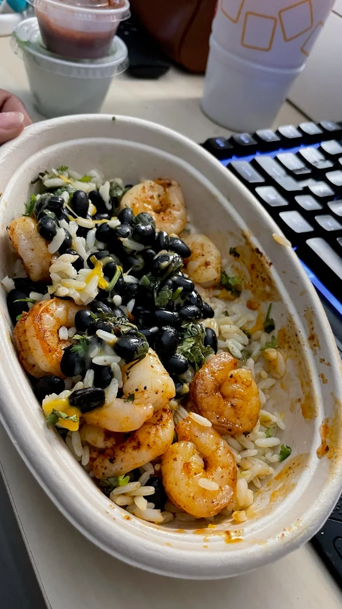 Grilled Shrimp Burrito Bowl