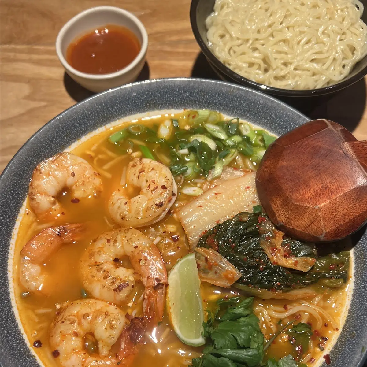 Chili Shrimp Kimchi Ramen