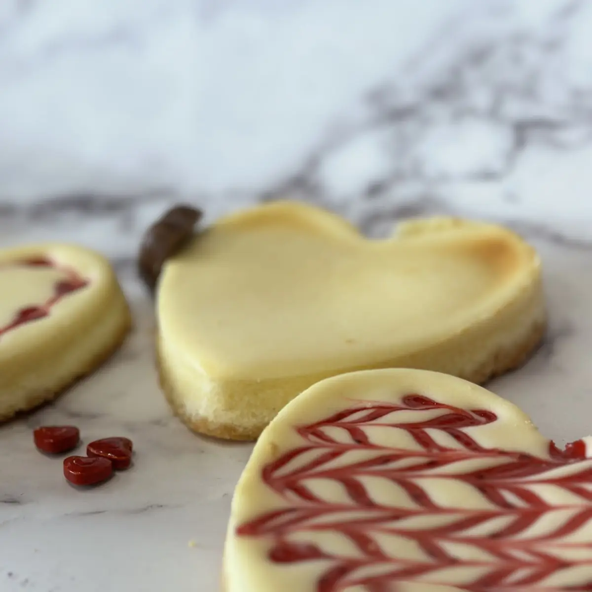 Heart Shaped Cheesecake
