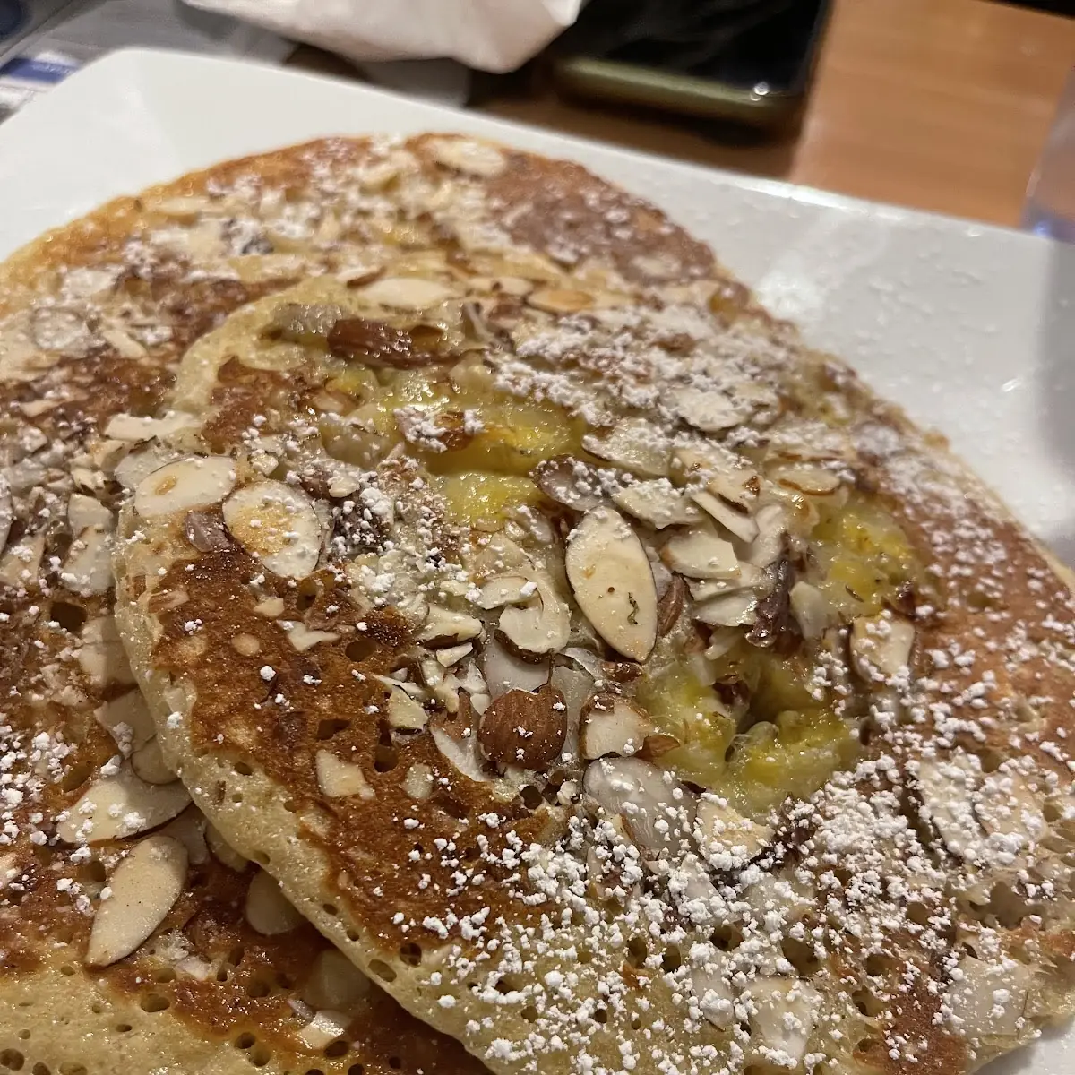 Almond Banana Pancakes