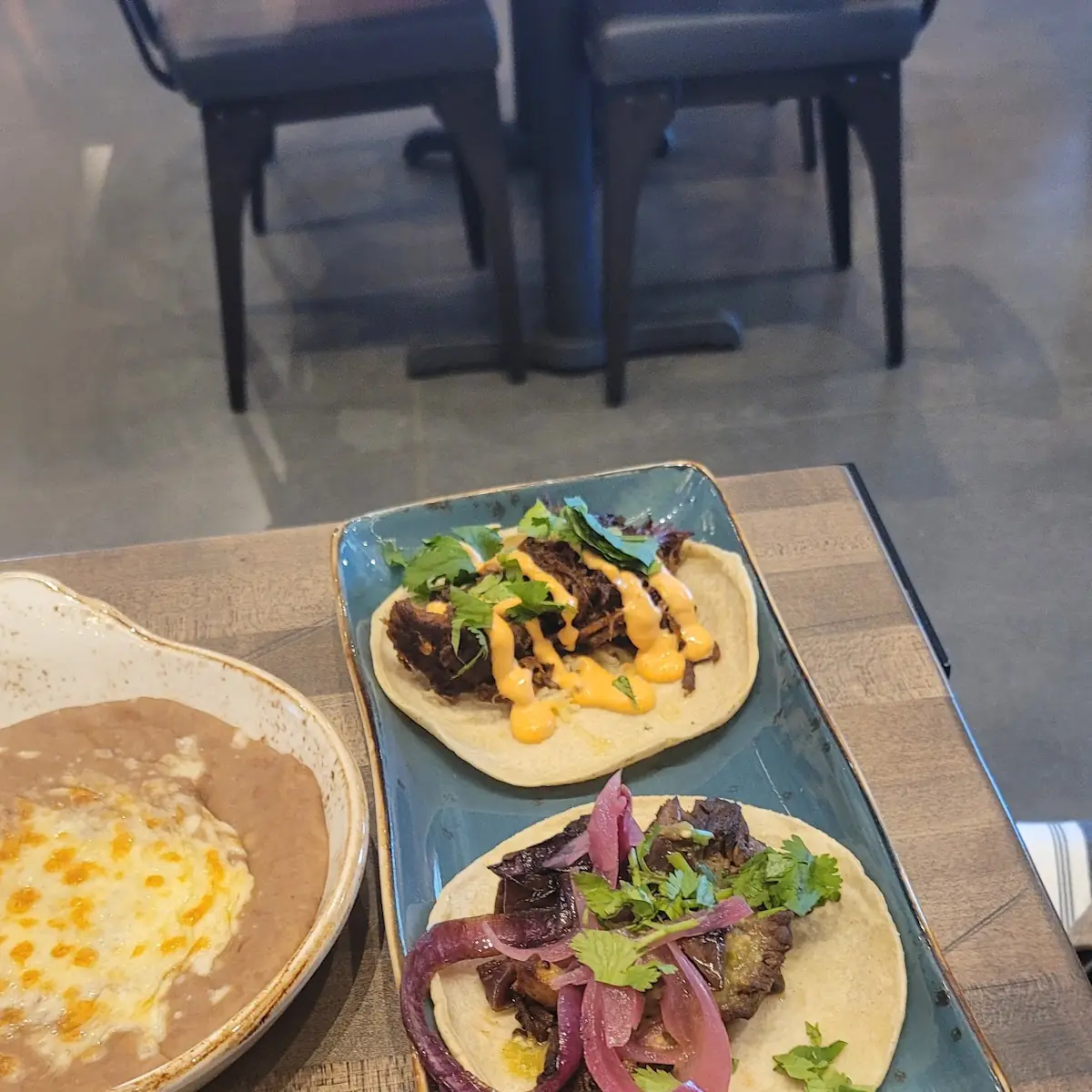 Chicken and Pork Belly Tacos